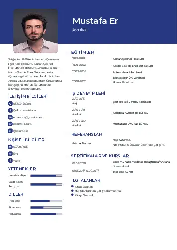 örnek cv indir